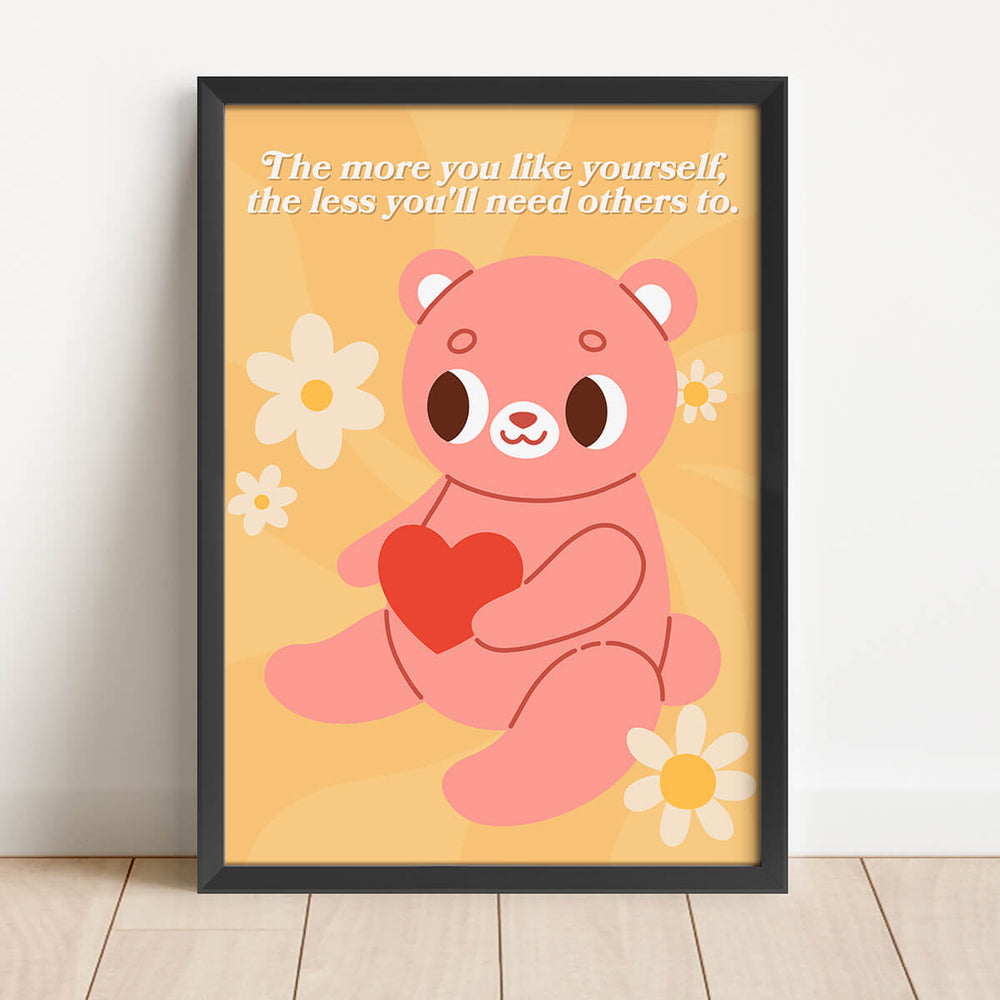 Jo mer du liker deg selv, jo mindre trenger du andre