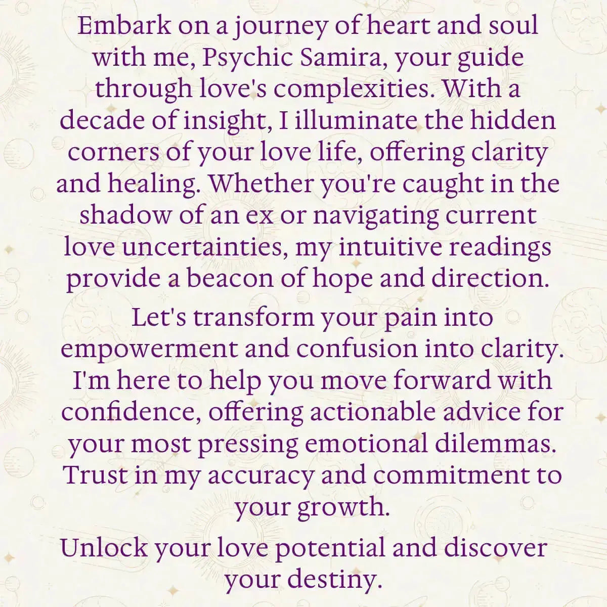 Full Psychic Reading by Samira thumbnail-image-6