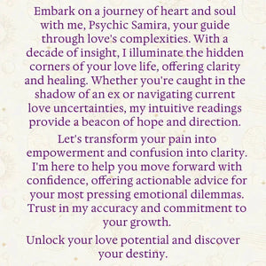 Full Psychic Reading by Samira thumbnail-image-6