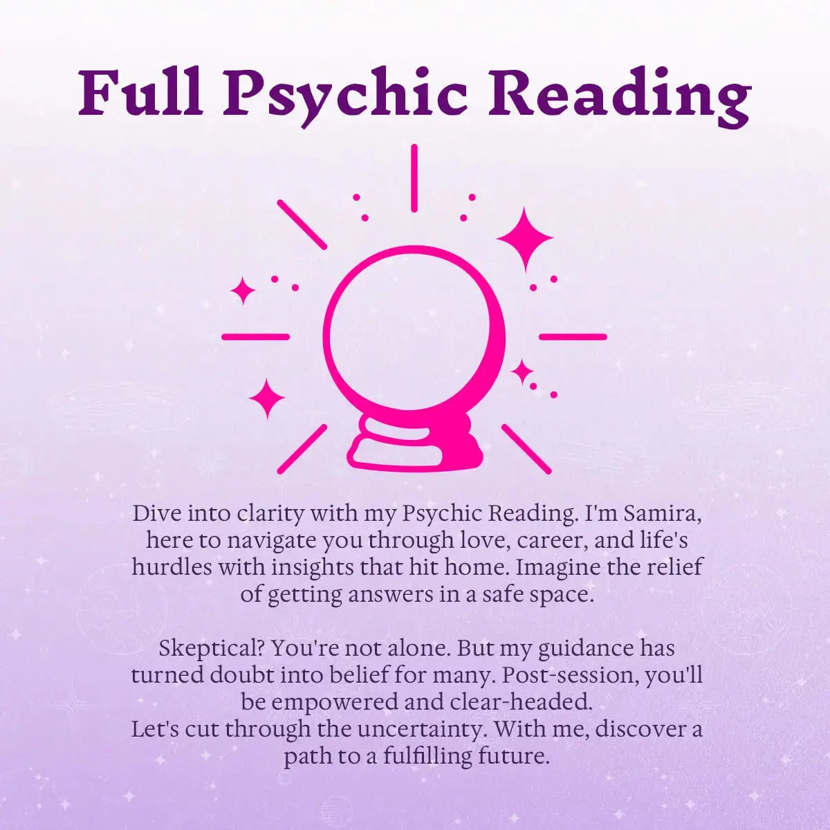 Full In-Depth Psychic Reading by Samira thumbnail-image-6